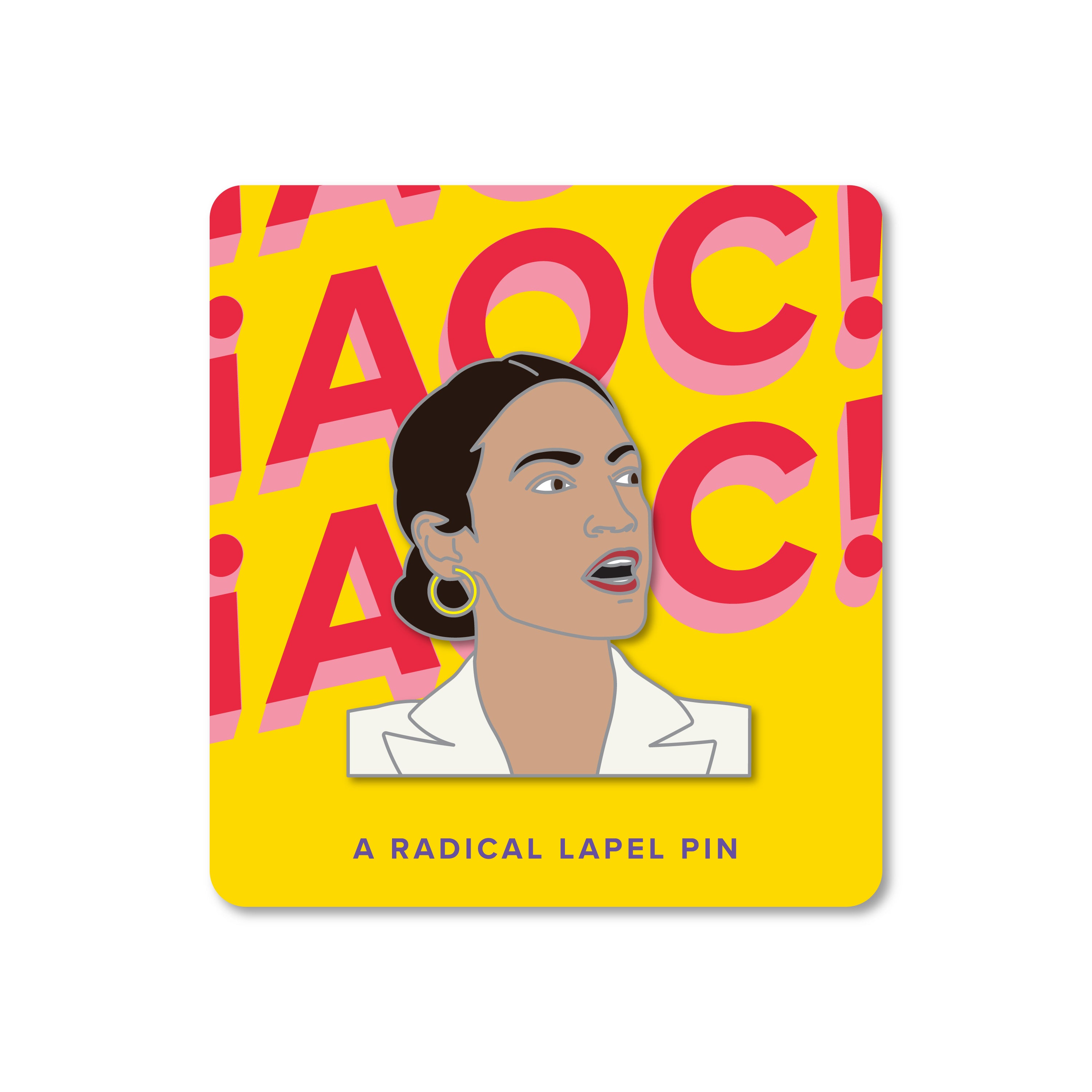 AOC Enamel Pin